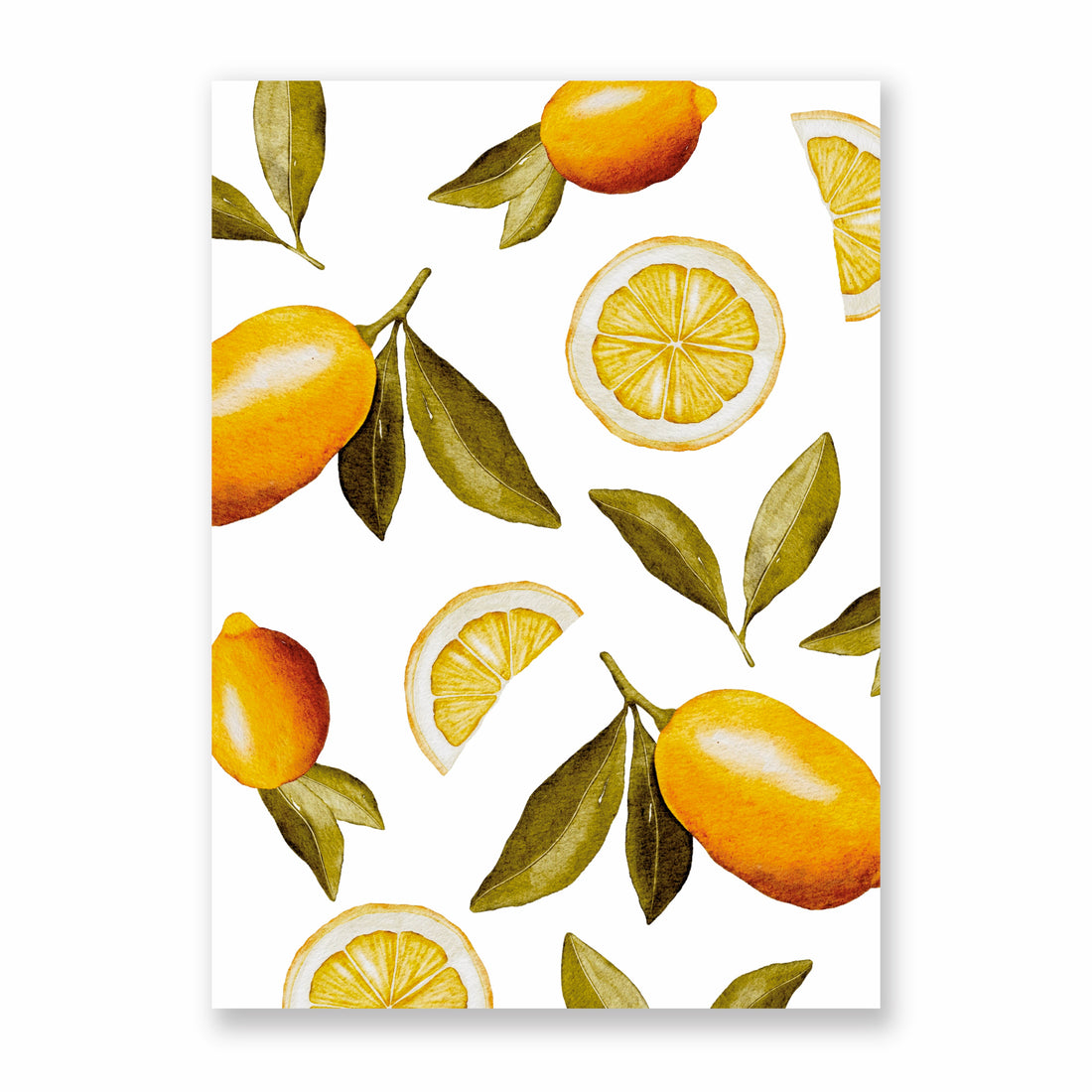 Postkarte Zitronensalat - A6