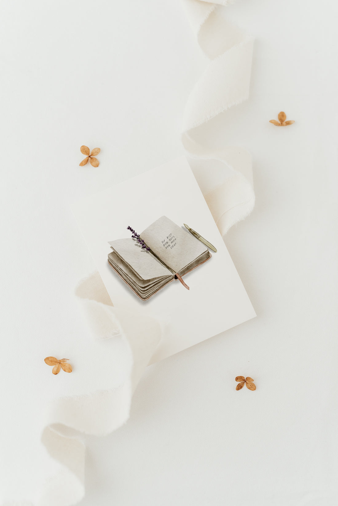 Postkarte du bist der Gott, der mich sieht - A6