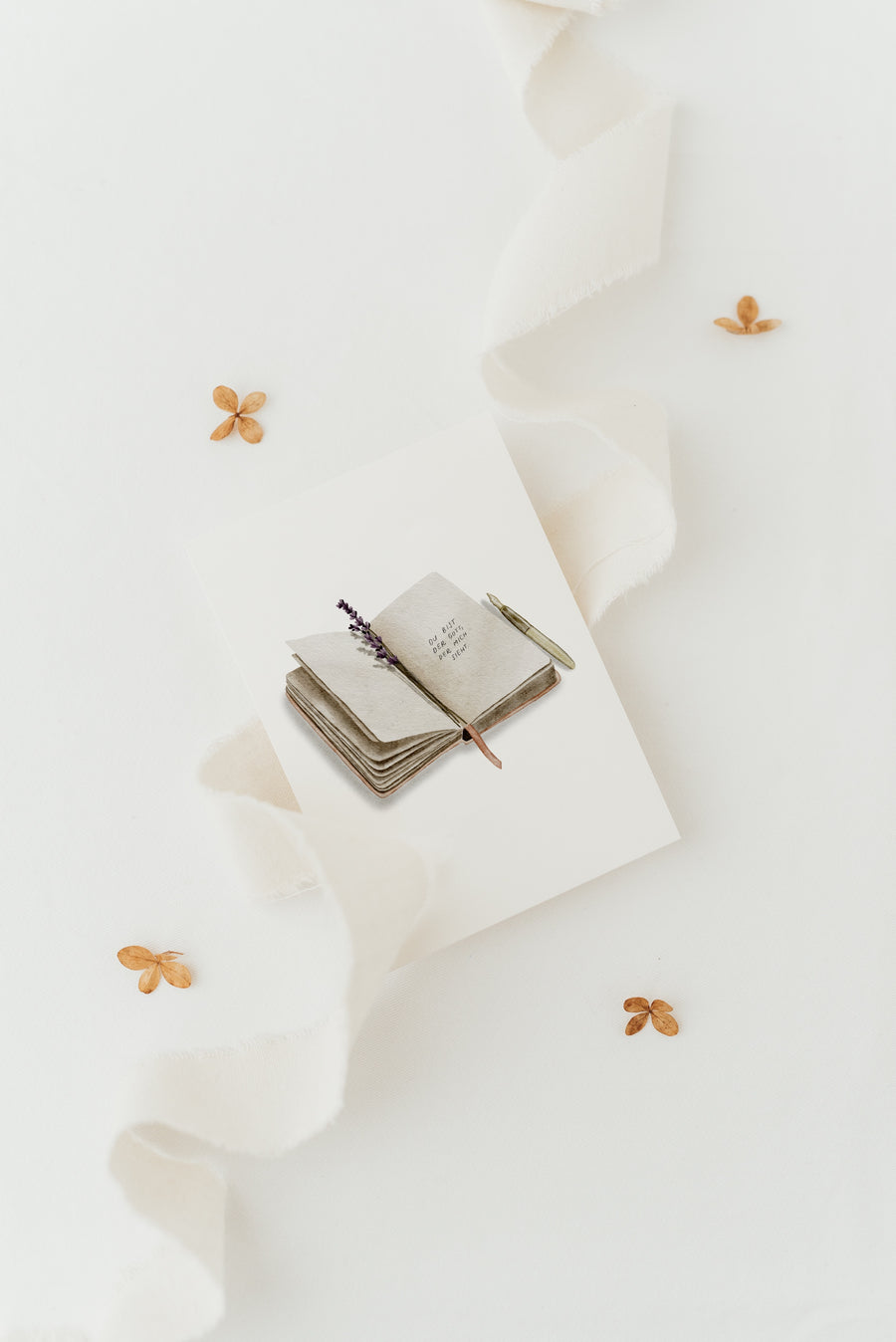 Postkarte du bist der Gott, der mich sieht - A6