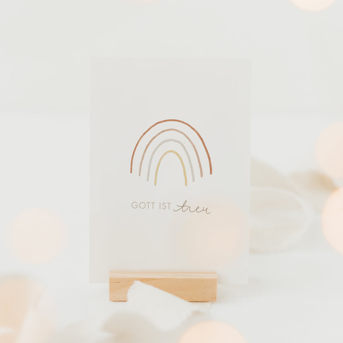 Postkarte Gott ist treu - A6