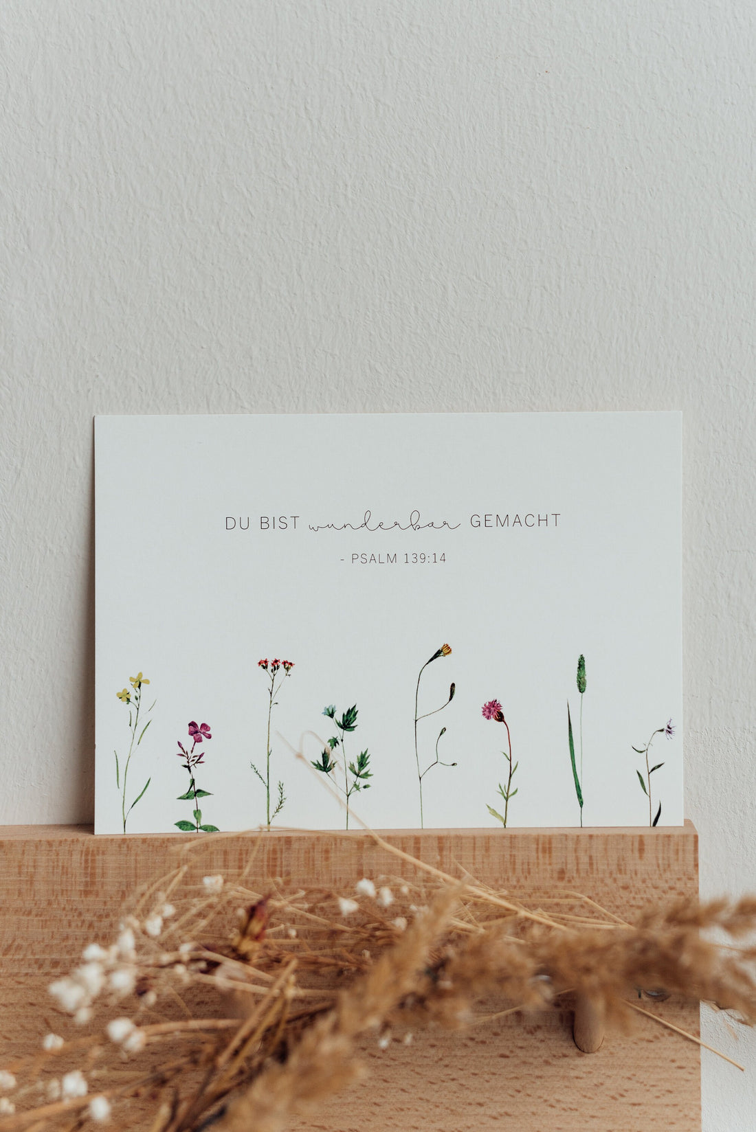 Postkarte wunderbar gemacht - A6